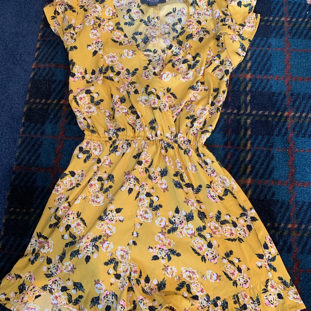 YELLOW ROMPER